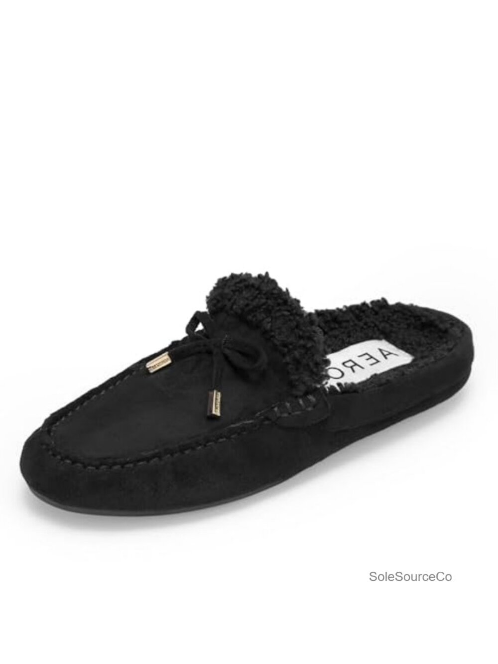 Women's Faux Shearling Mule Flats